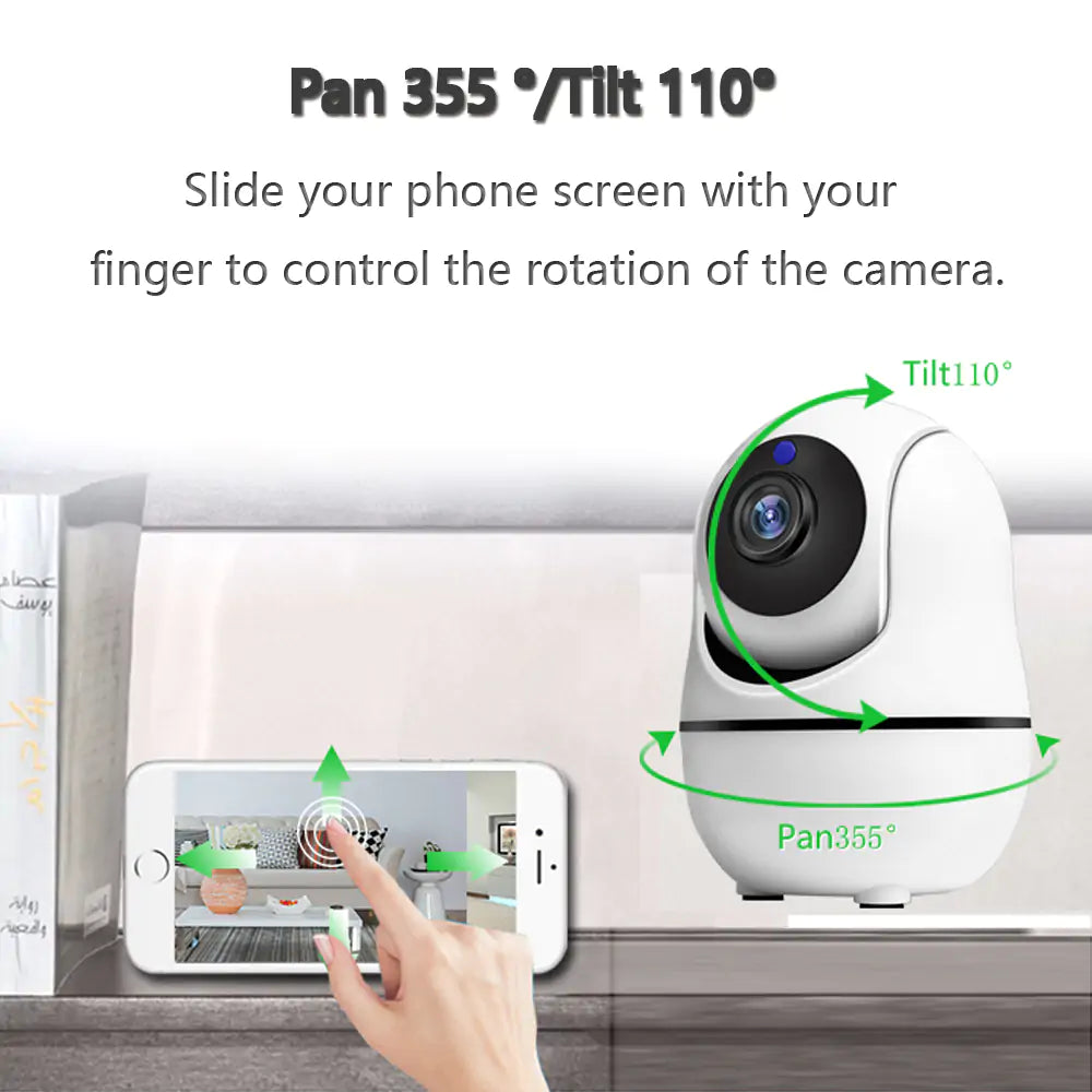 Mini CCTV Surveillance Camera /Tilt Baby Monitor Camera for Home Security / Real-time streaming Mini CCTV Security Camera