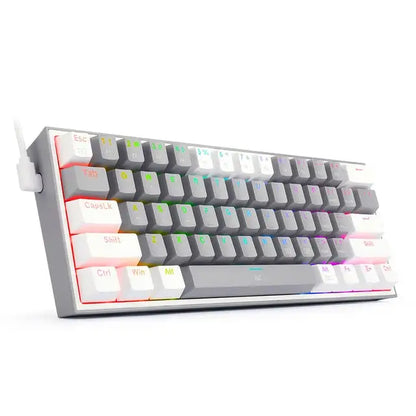 Mini Mechanical Gaming Keyboard, LED Backlight Ultra-Compact Mini Wired Keyboard for Windows Laptop PC Gamer