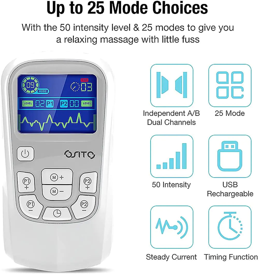 EMS Electric Muscle Stimulator / Physiotherapy Microcurrent Low Frequency Pulse Anti-cellulite Electric Body Massager EMS